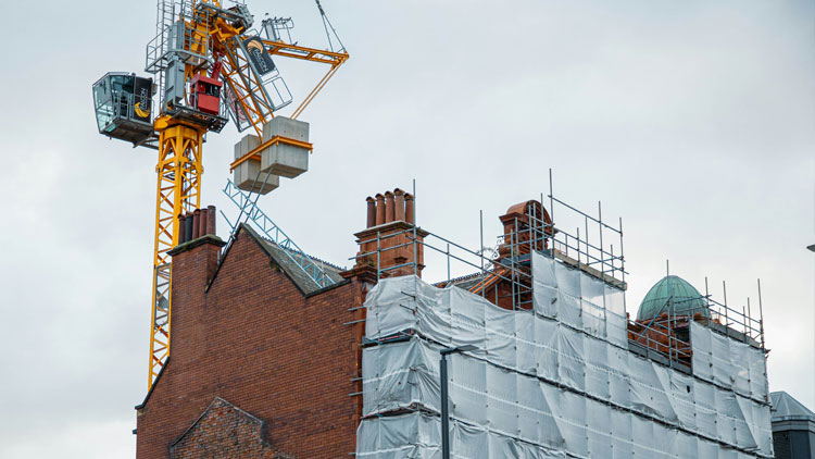 Structural masonry repairs London historic building