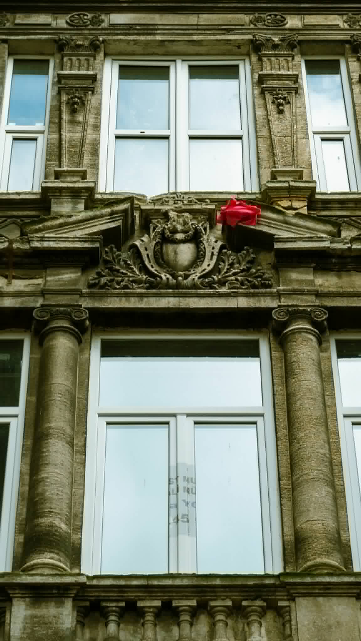 Stone facade cleaning London heritage building