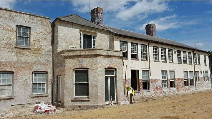 Render removal London period property