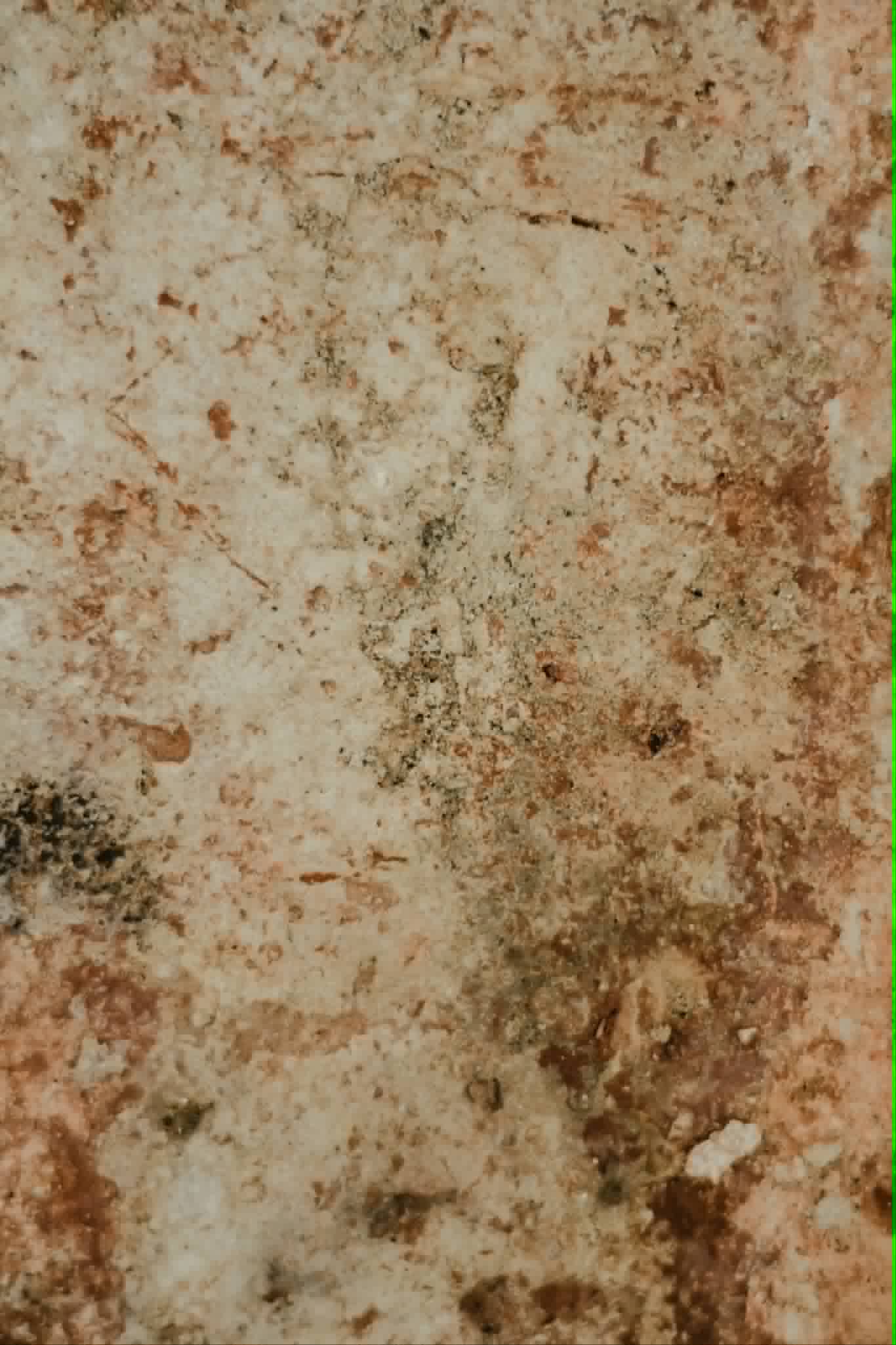 Water staining on stone facade London